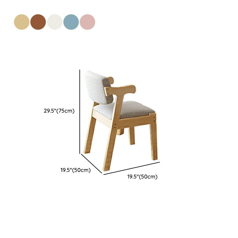 Solid Wood Writing Desk with Drawer and Storage Shelves