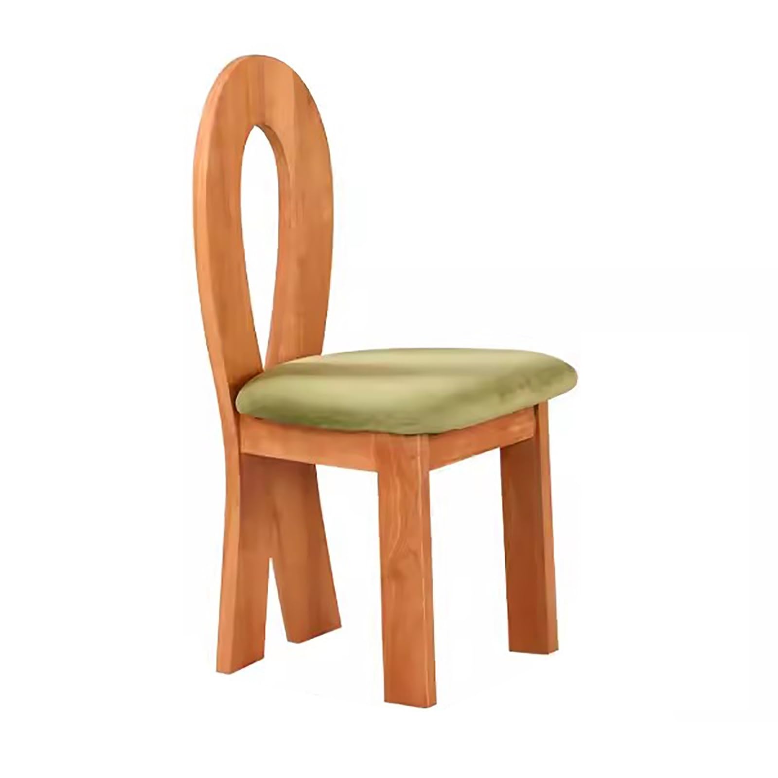 French Vintage Vanity Chair with Backrest