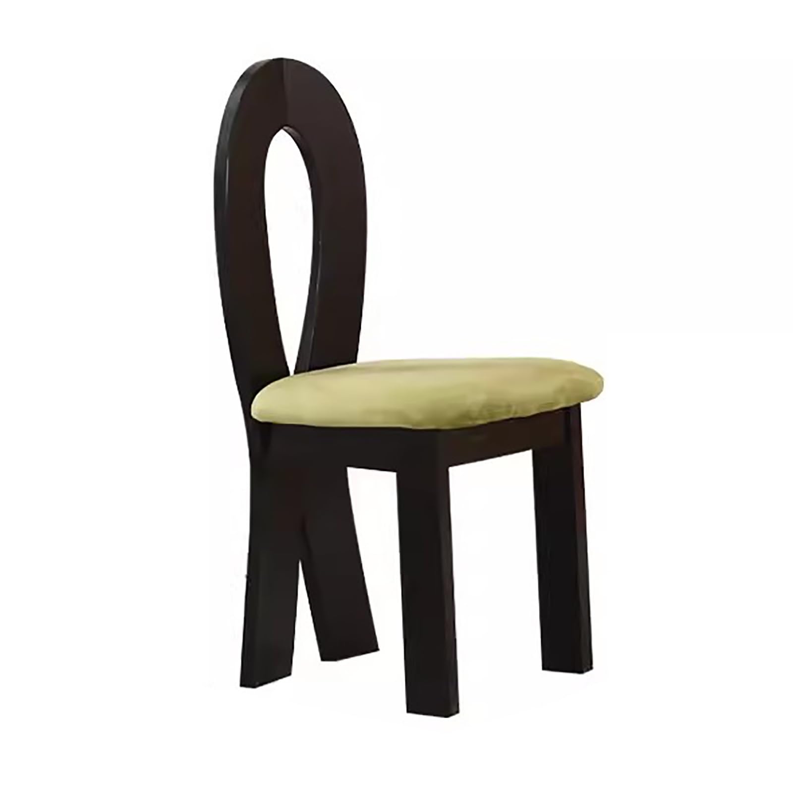 French Vintage Vanity Chair with Backrest