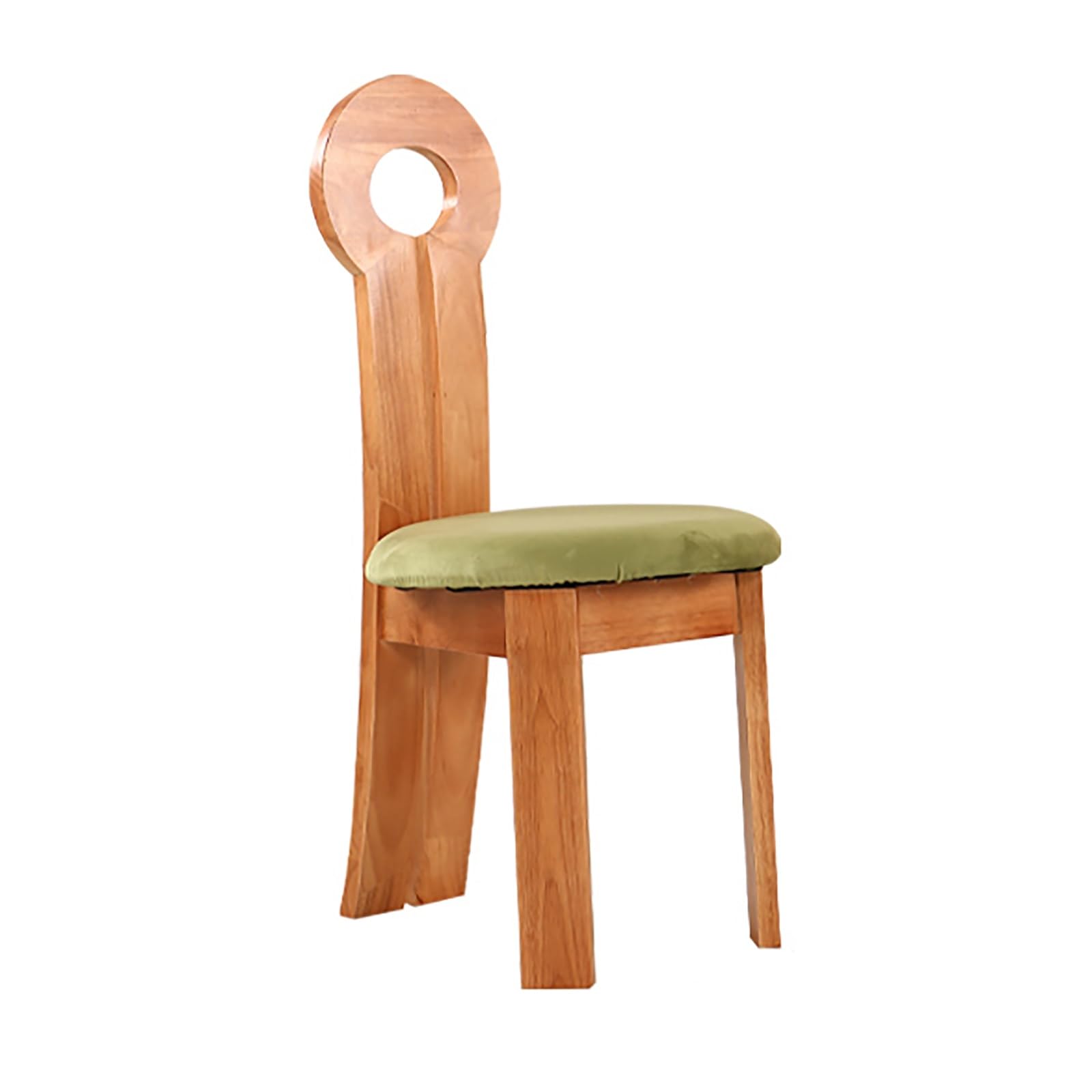French Vintage Vanity Chair with Backrest
