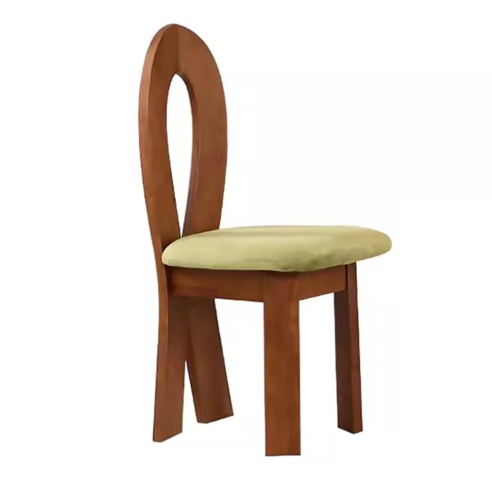 French Vintage Vanity Chair with Backrest