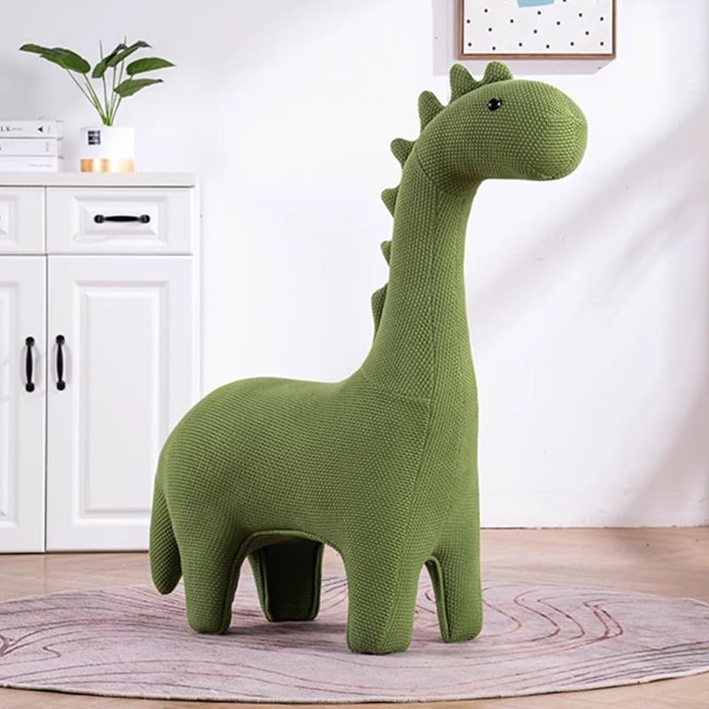 Dinosaur Knit Kids Stool and Chair