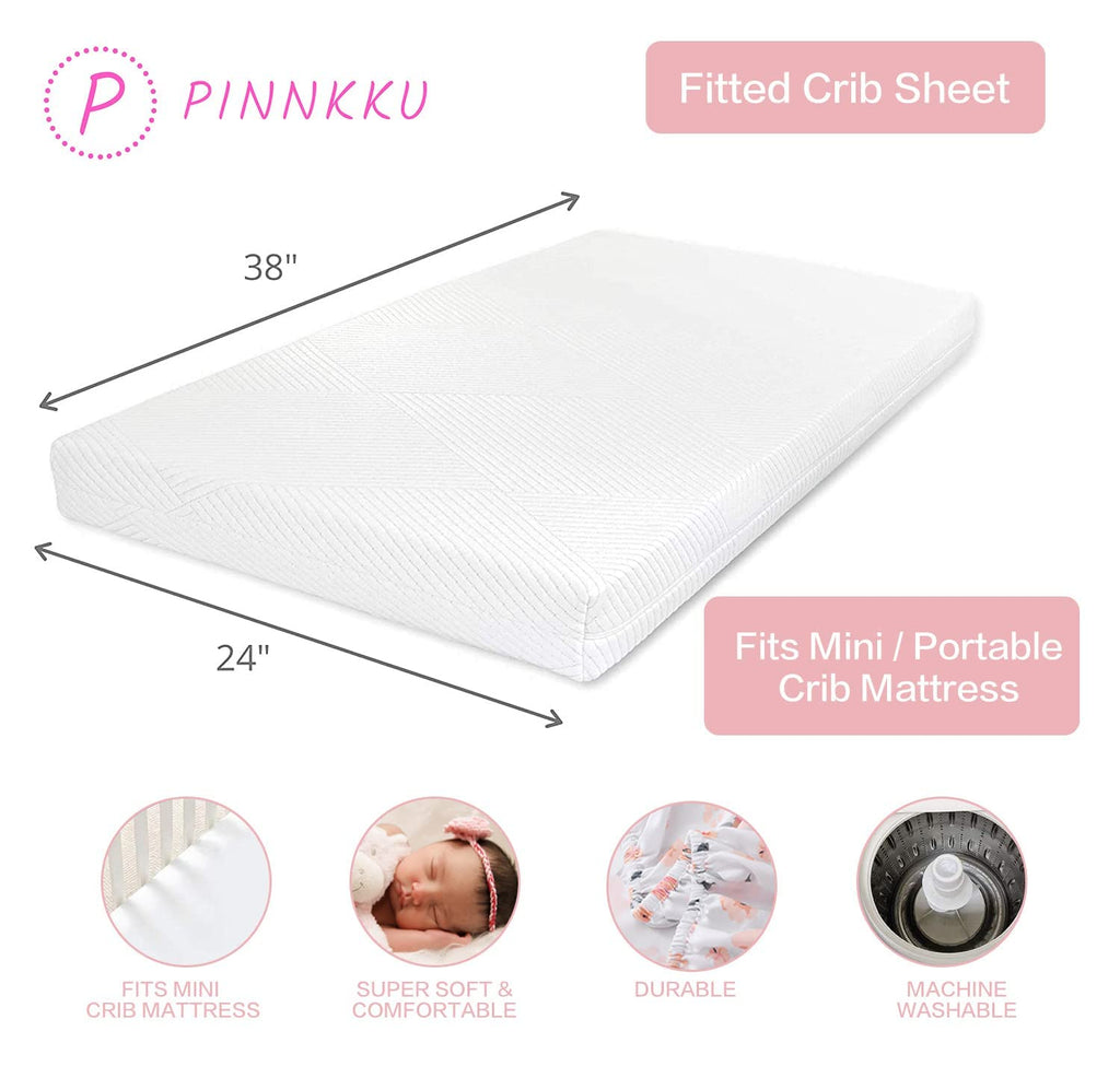 Crib Bedding Set with Skirt, Blanket, and Sheet for Babies