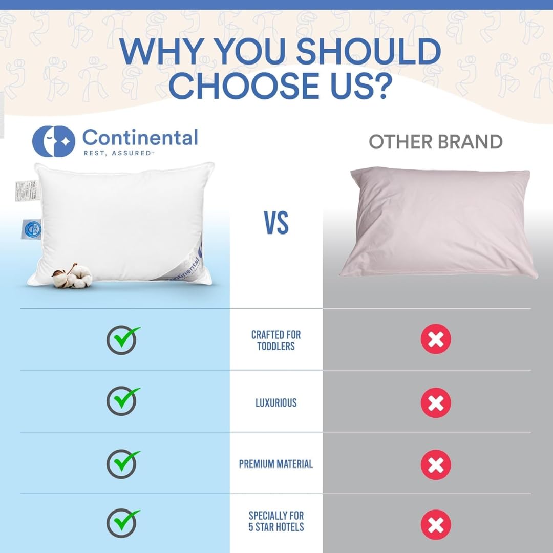 Kids Sleeping Pillow – Wool and Down Alternative