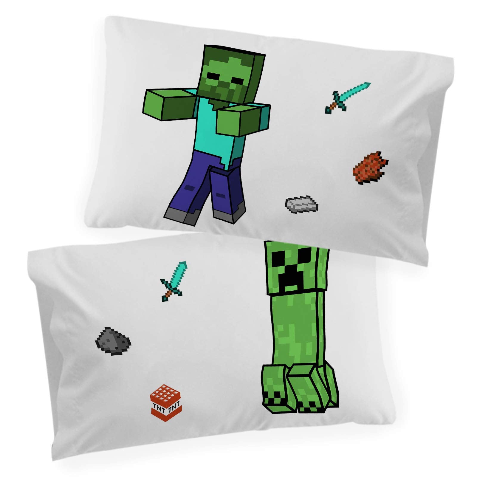 Kids Glow-in-the-Dark Pillowcase Set – 2 Pack