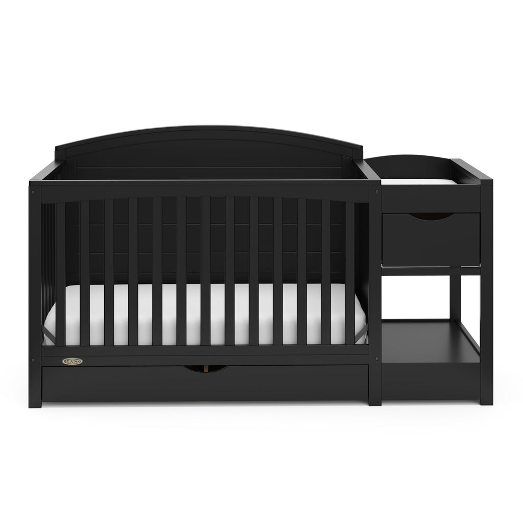 5-in-1 Convertible Crib with Adjustable Mattress Heights – Grows with Your Child
