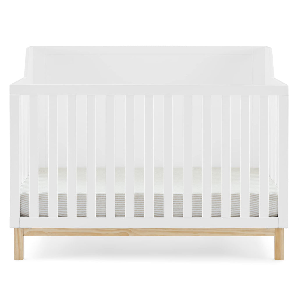 6-in-1 Convertible Crib with Adjustable Mattress Heights – Grows with Child