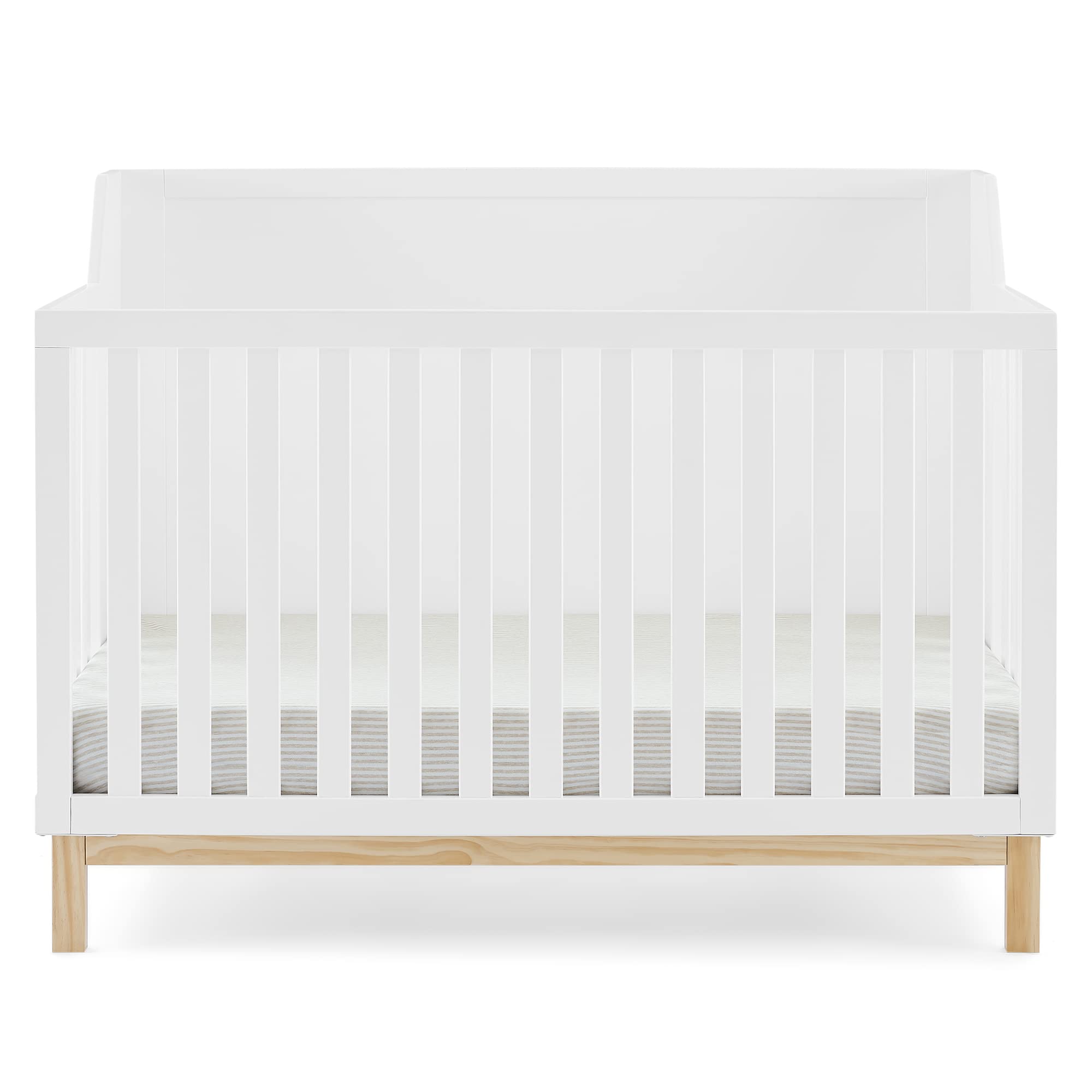 6-in-1 Convertible Crib with Adjustable Mattress Heights – Grows with Child