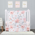 Crib Bedding Set with Skirt, Blanket, and Sheet for Babies