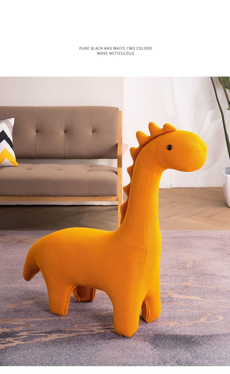 Dinosaur Knit Kids Stool and Chair