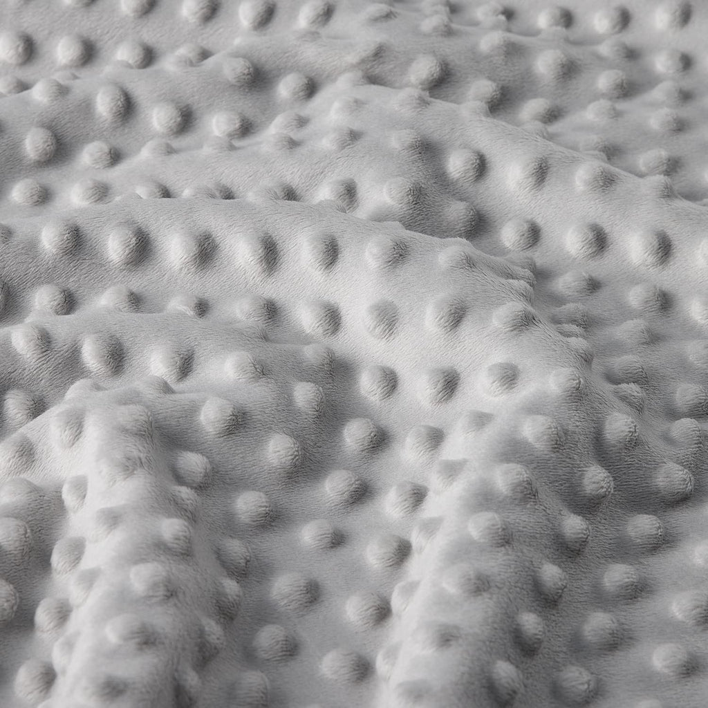 Super Soft Double-Layer Minky Baby Blanket with Dotted Backing