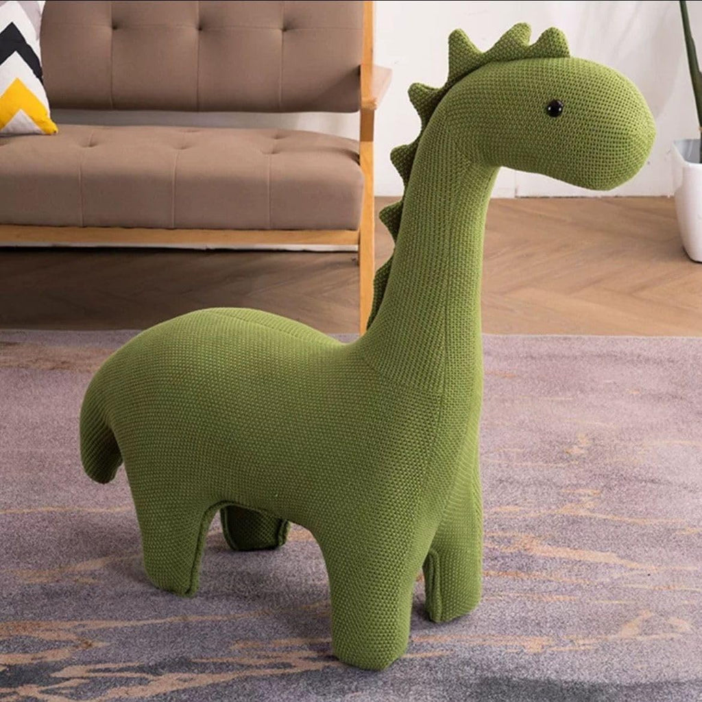 Dinosaur Knit Kids Stool and Chair