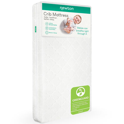 Ultra-Breathable Crib and Toddler Mattress with Washable Cover