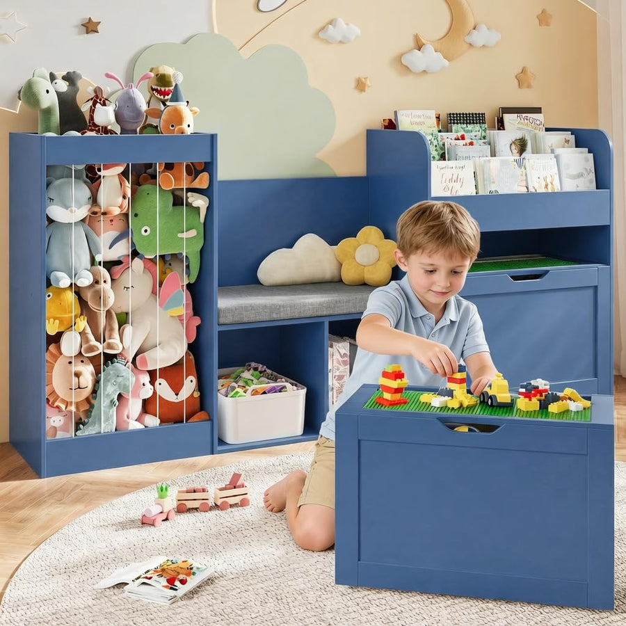 Stuffed Animal Storage and Kids Reading Nook