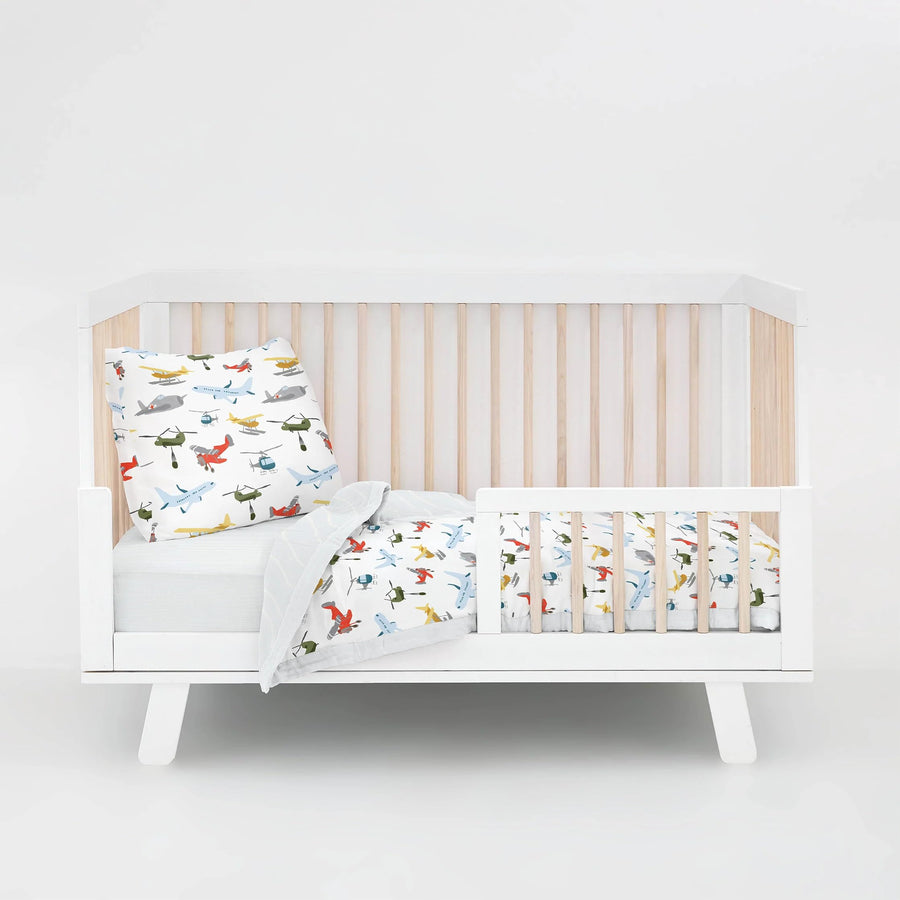3-Piece Toddler Bedding Set with Comforter, Sheet, and Pillowcase