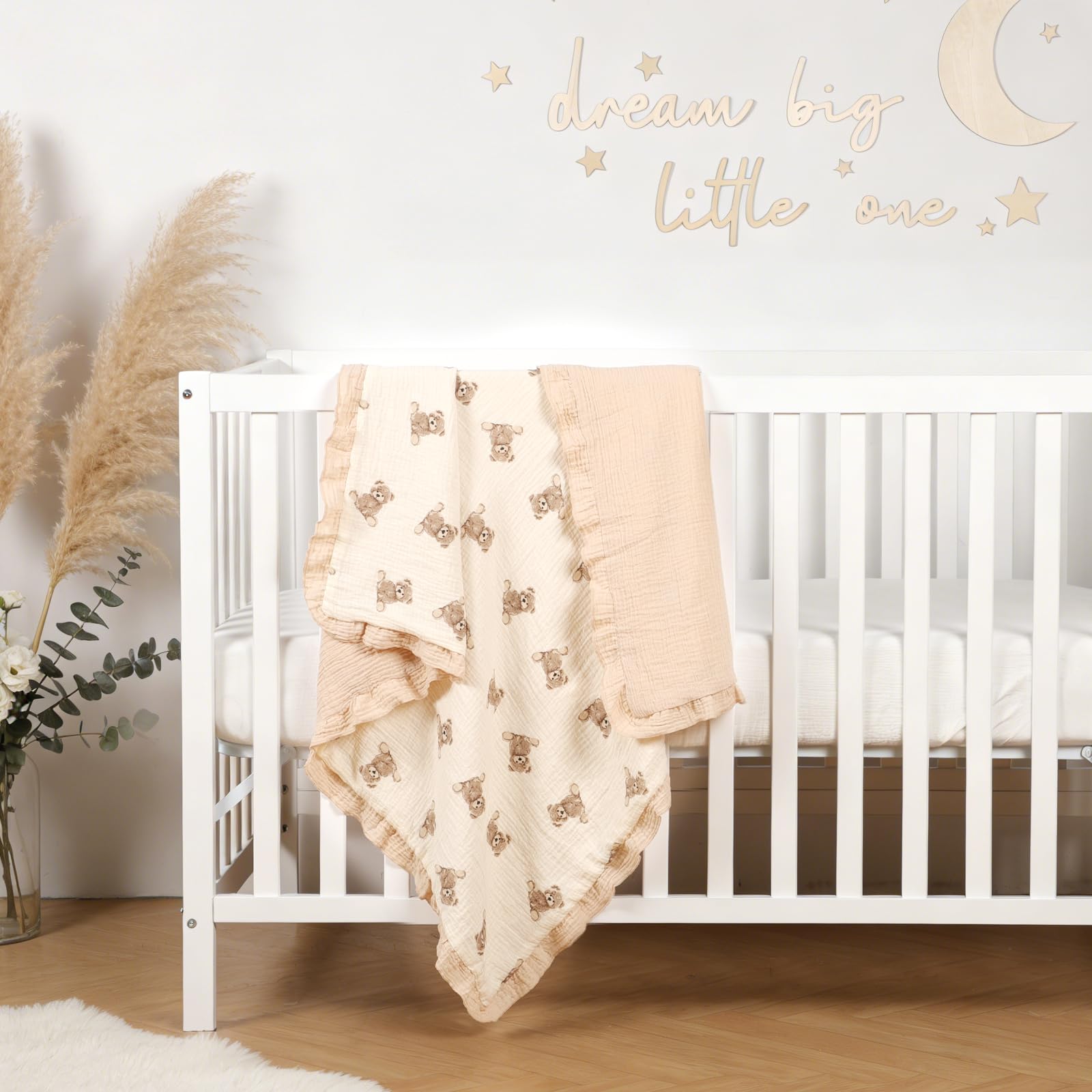 Muslin Baby Swaddle Blanket – Soft and Breathable Newborn Wrap
