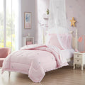 Kids Bedding Set with Printed Sheets and Comforter – Twin, Rainbow Unicorn