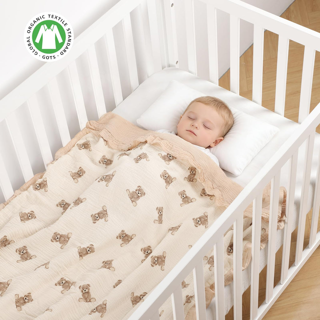Muslin Baby Swaddle Blanket – Soft and Breathable Newborn Wrap