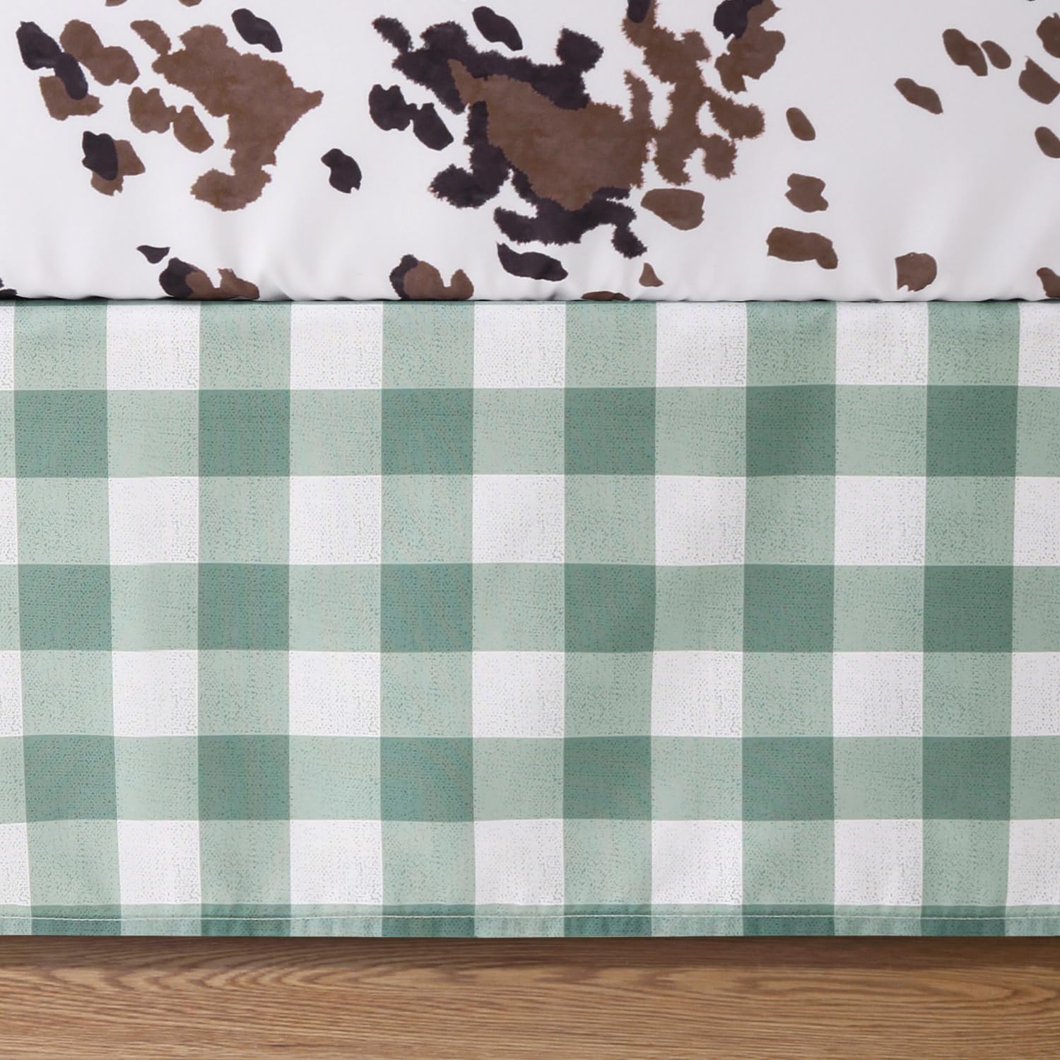 3-Piece Baby Crib Bedding Set with Comforter, Sheet, and Dust Ruffle
