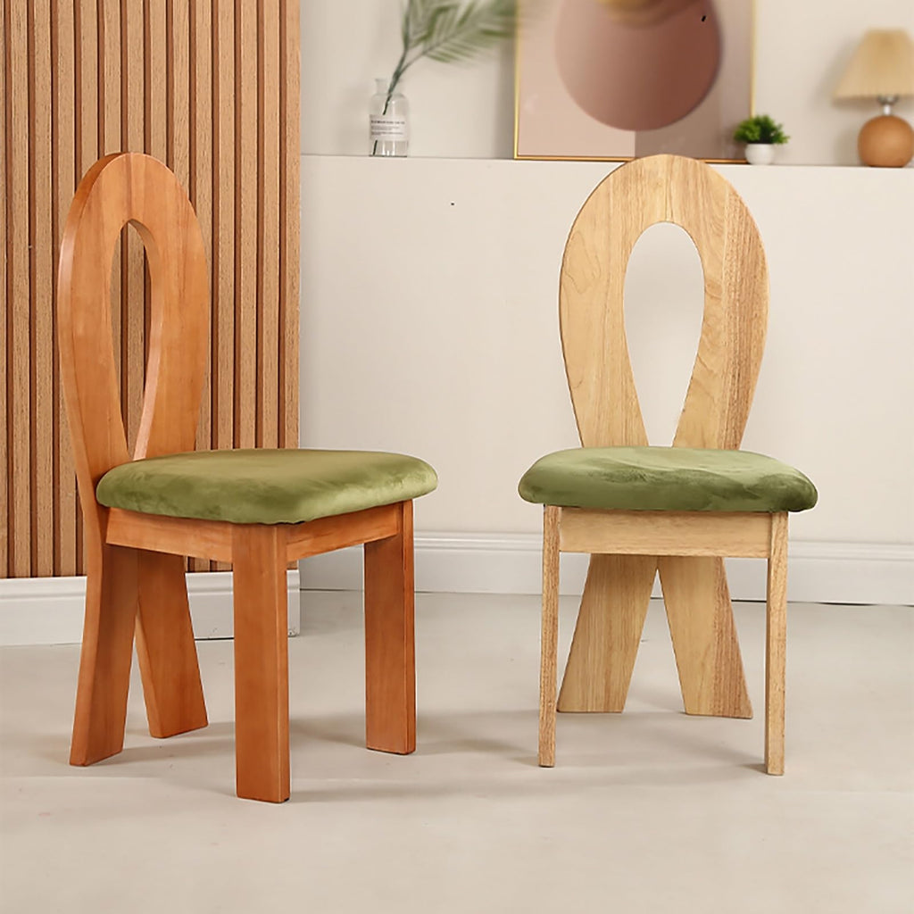 French Vintage Vanity Chair with Backrest