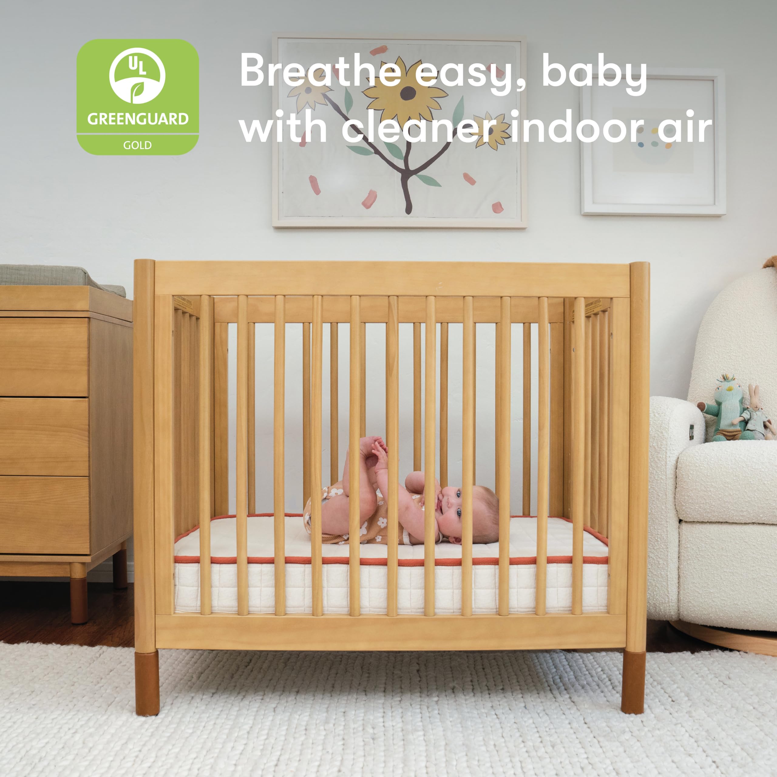 Dual-Sided Infant & Toddler Crib Mattress – GOTS and GREENGUARD Gold Certified