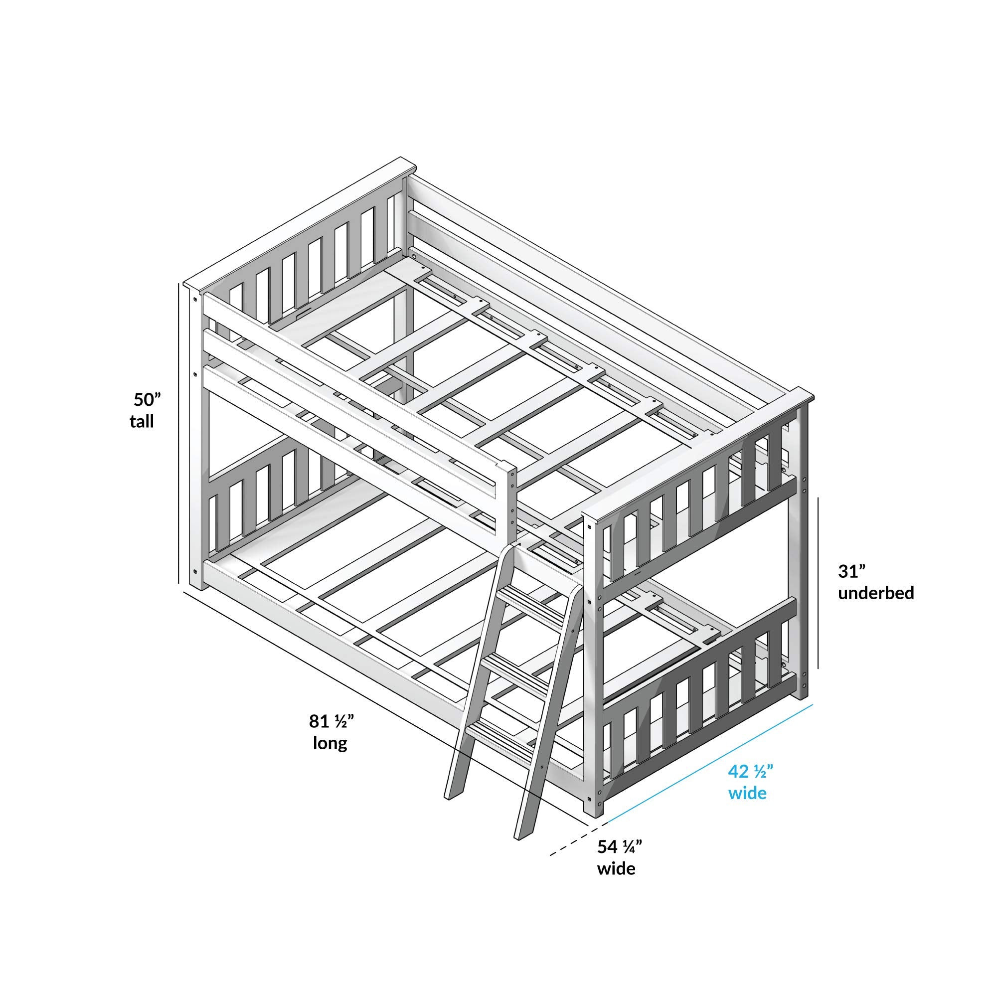 Classic Low Bunk Bed