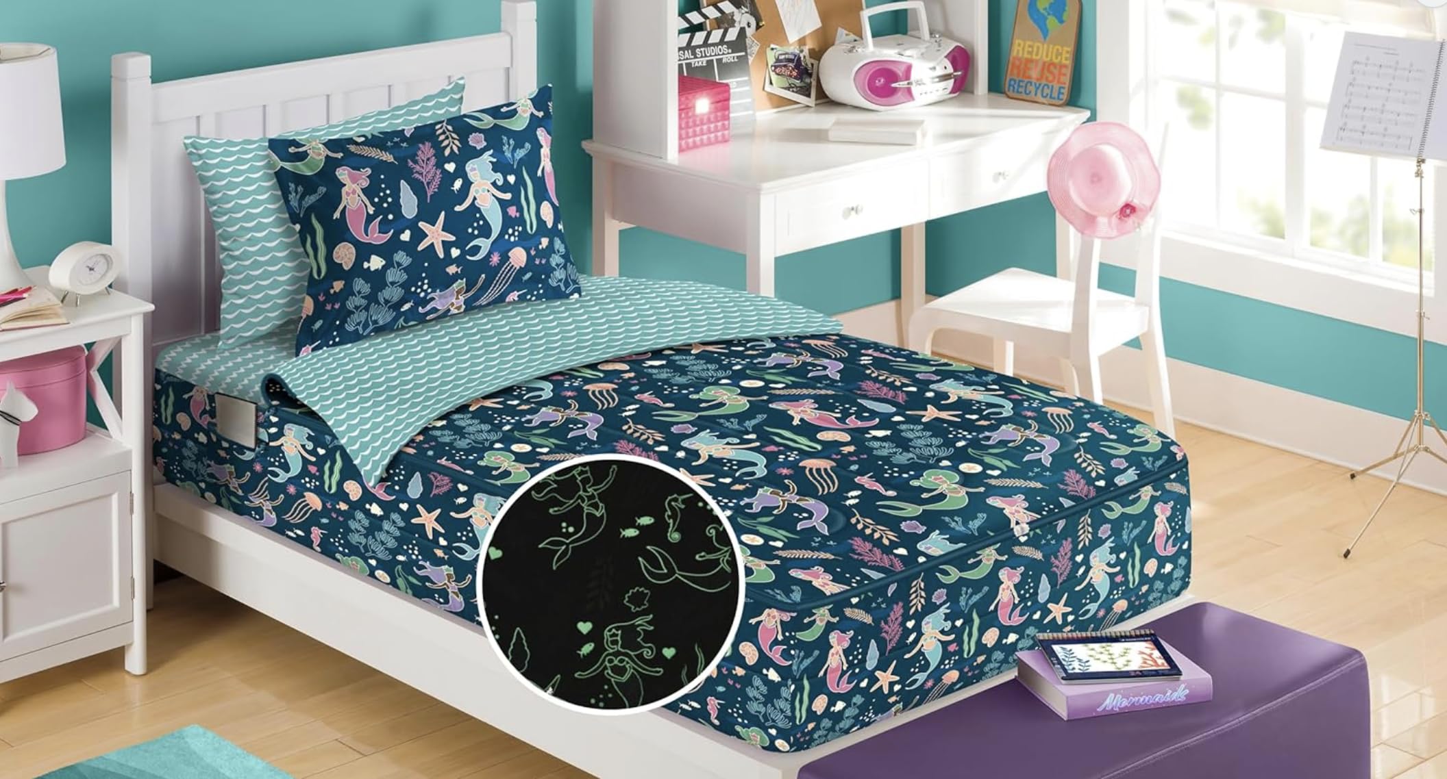 All-in-One Zippered Kids Bedding Set