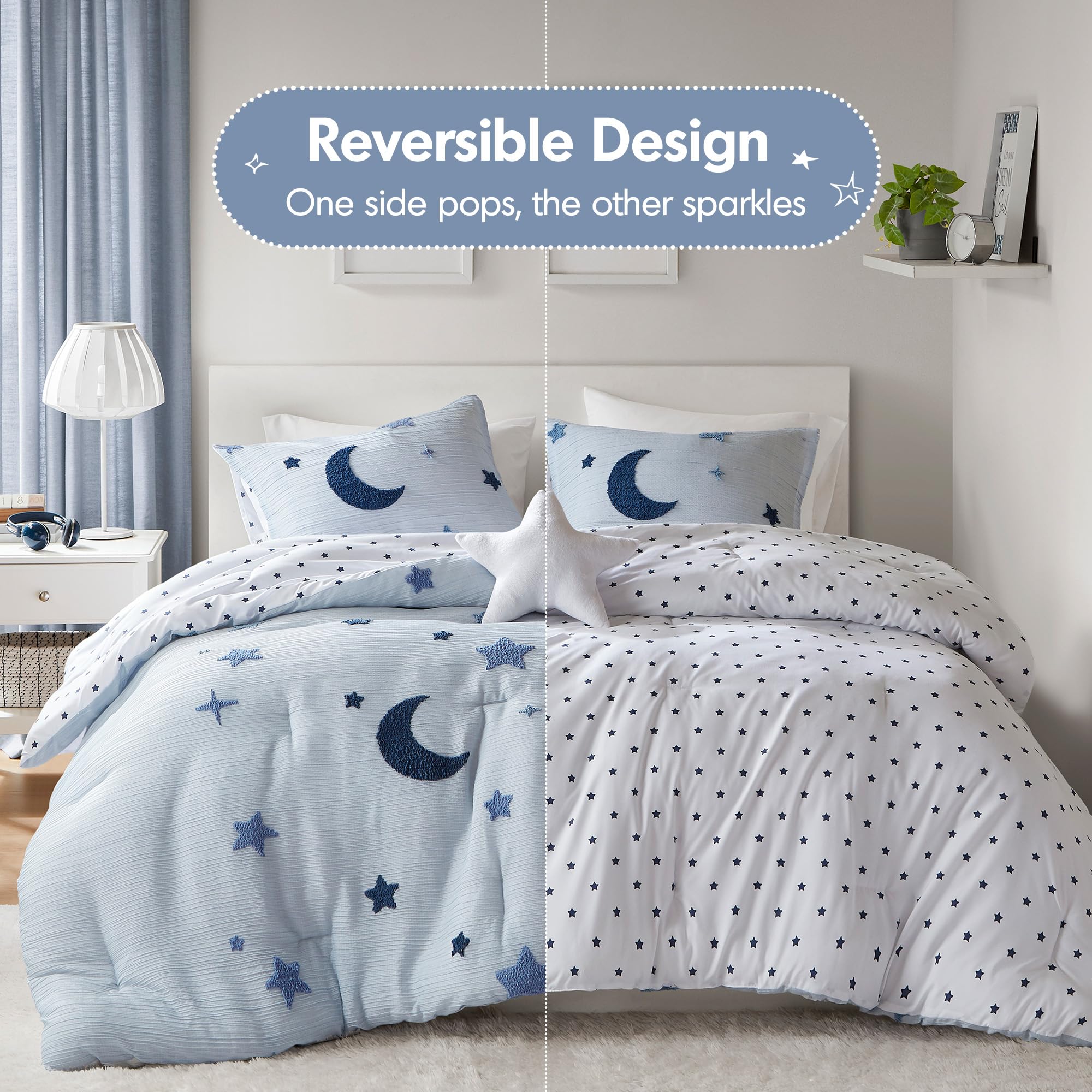 Kids Twin Duvet Cover and Comforter Set