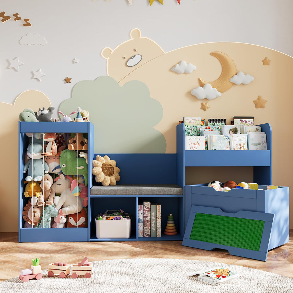 Stuffed Animal Storage and Kids Reading Nook