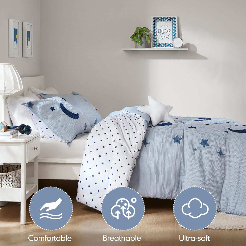 Kids Twin Duvet Cover and Comforter Set