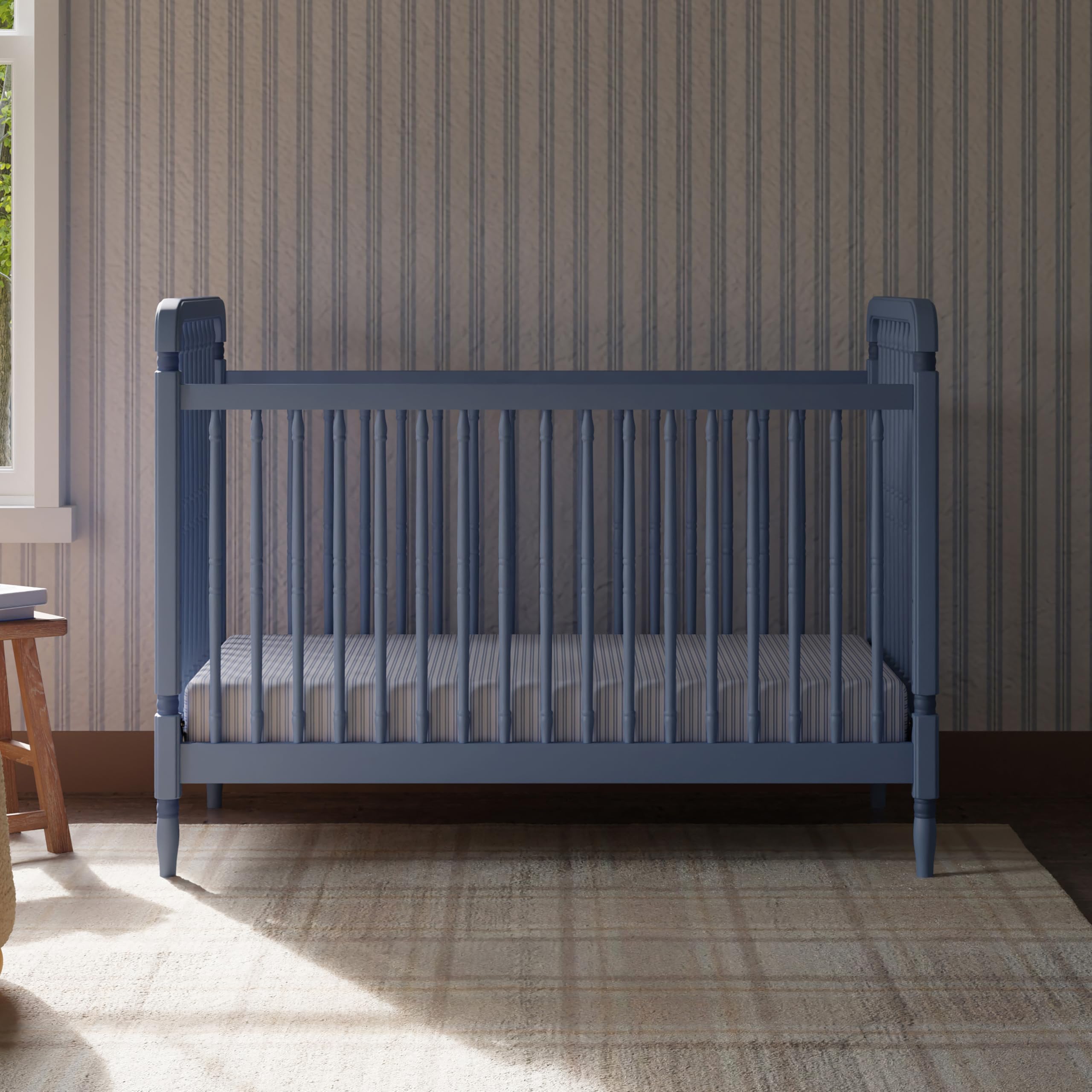 3-in-1 Convertible Crib with Toddler Bed Conversion