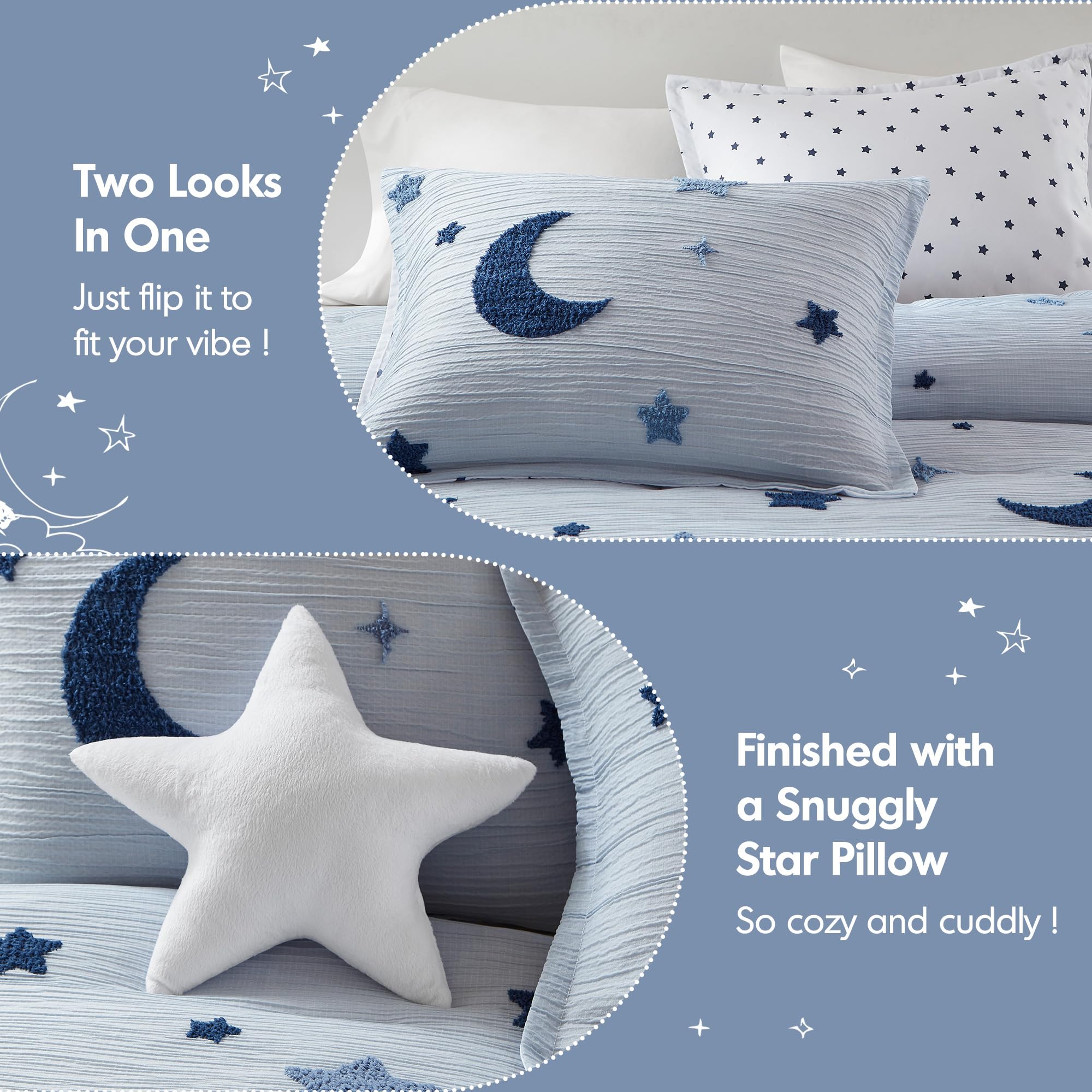 Kids Twin Duvet Cover and Comforter Set