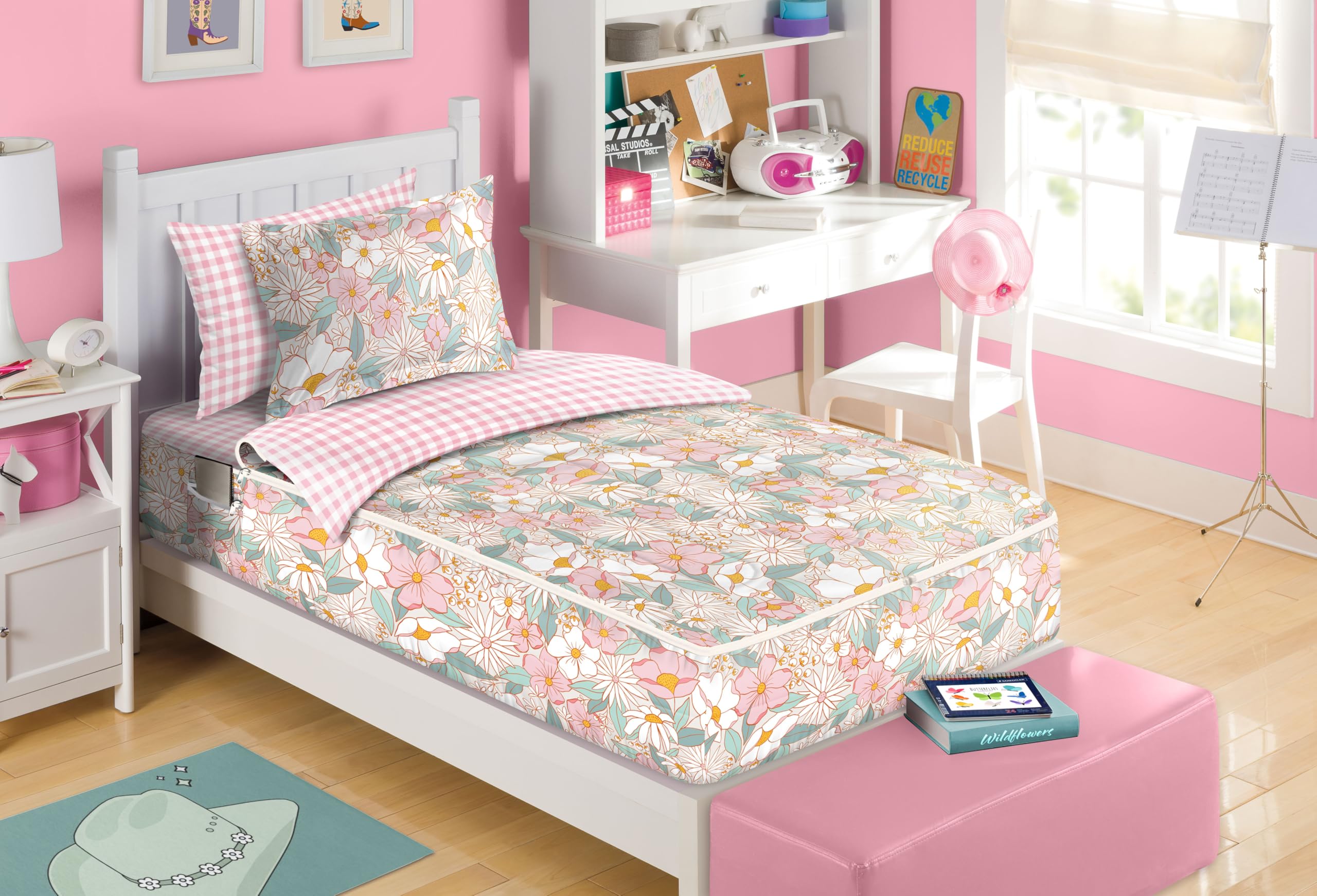 All-in-One Zippered Kids Bedding Set