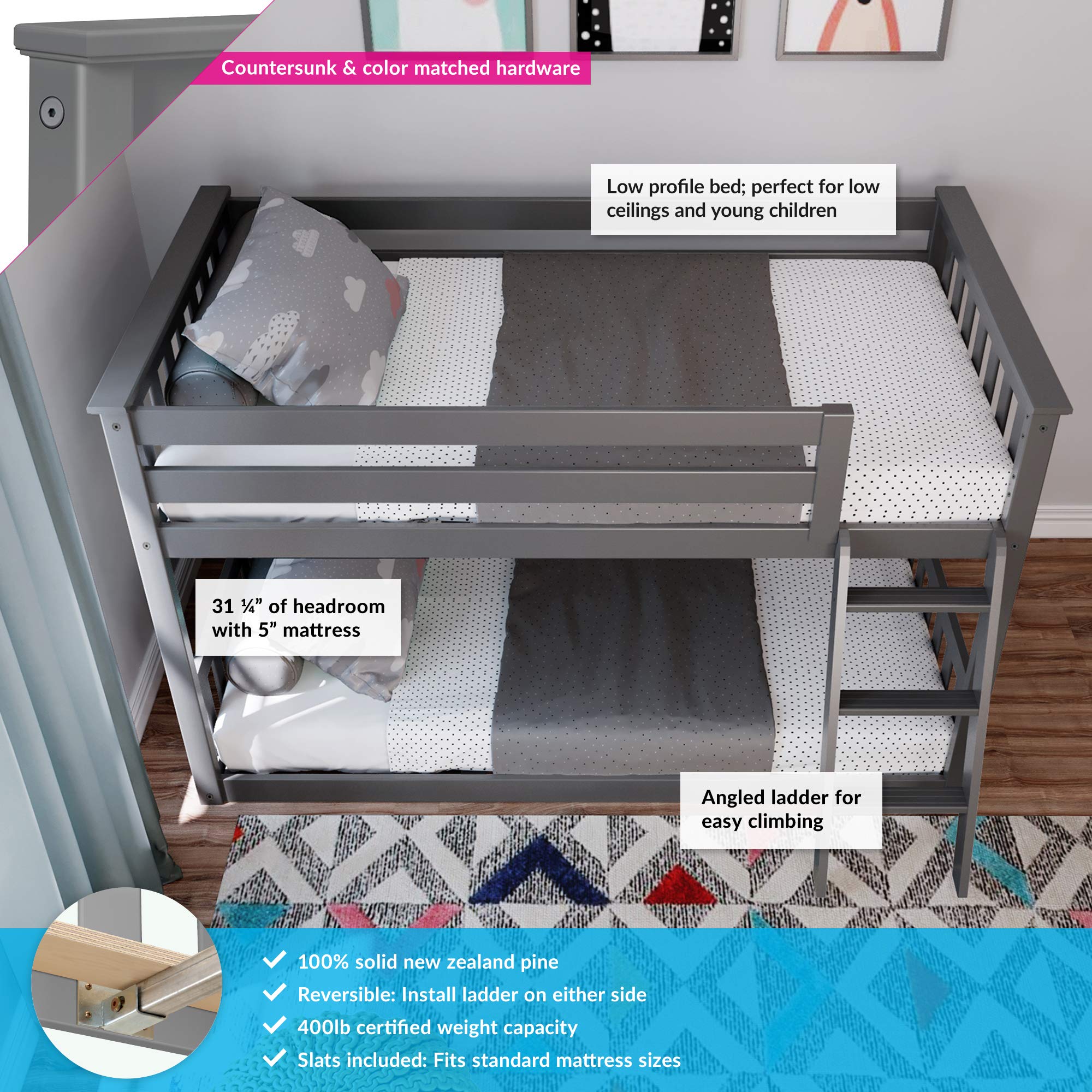 Classic Low Bunk Bed