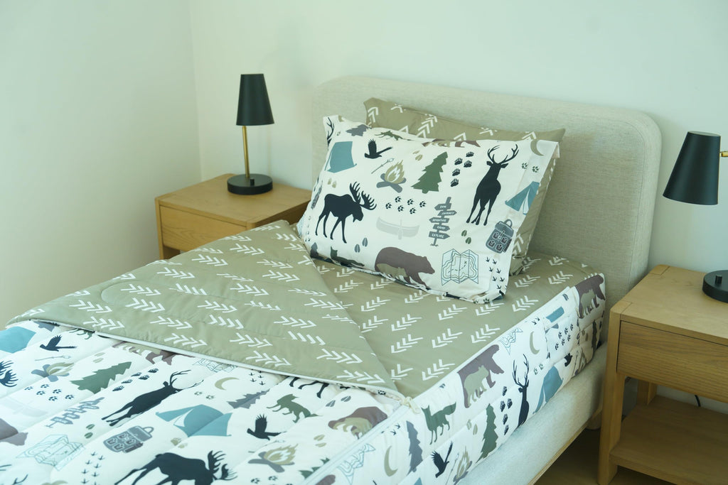 All-in-One Zippered Kids Bedding Set