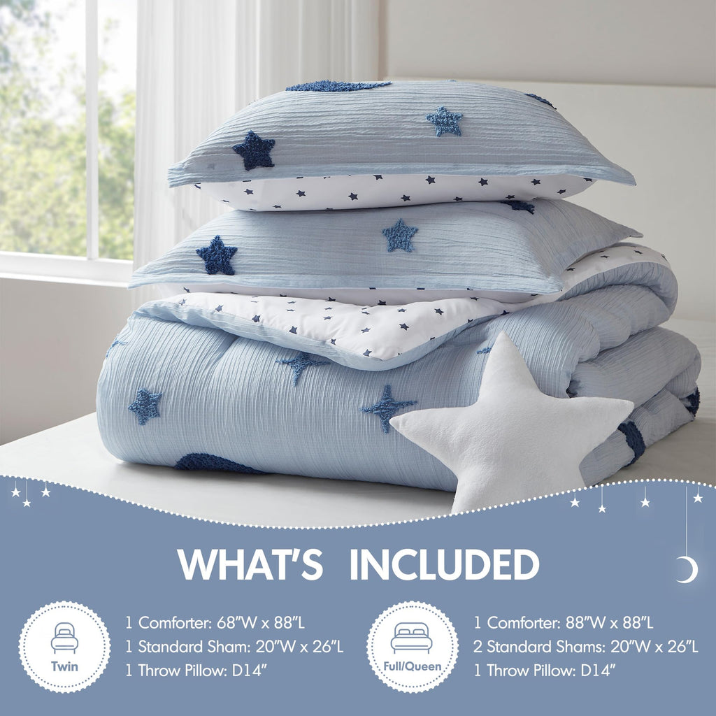 Kids Twin Duvet Cover and Comforter Set