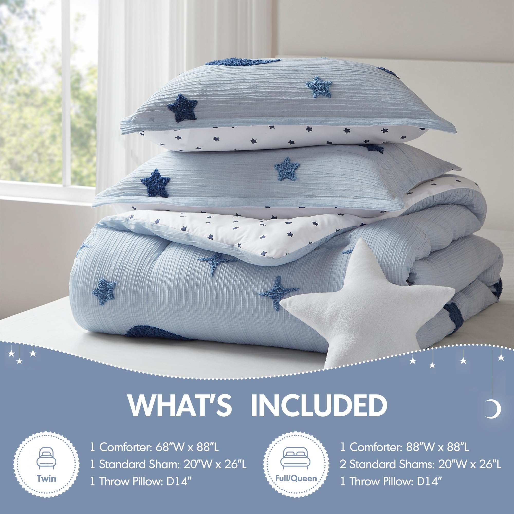 Kids Twin Duvet Cover and Comforter Set