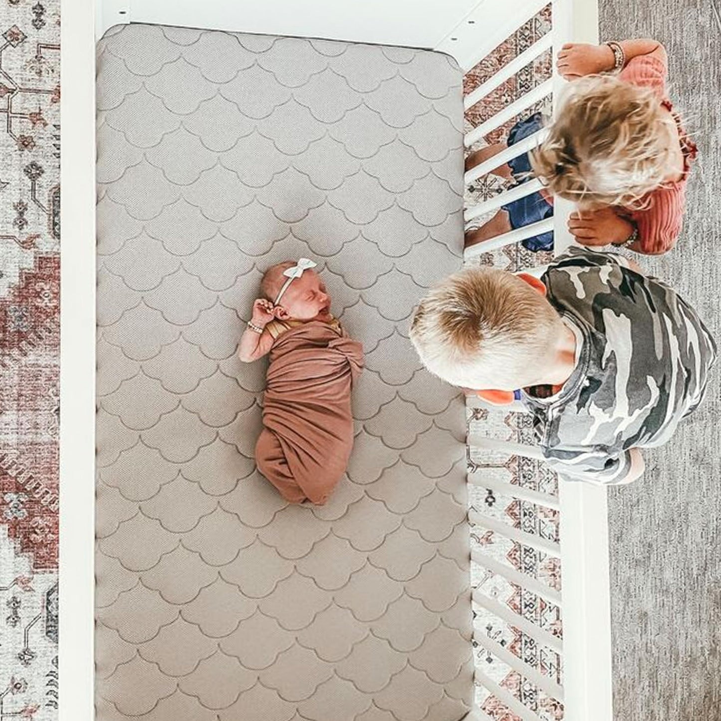 Ultra-Breathable Crib and Toddler Mattress with Washable Cover