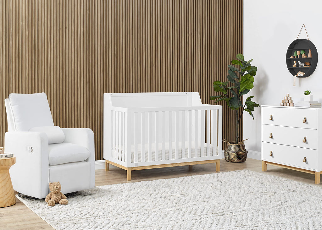 6-in-1 Convertible Crib with Adjustable Mattress Heights – Grows with Child